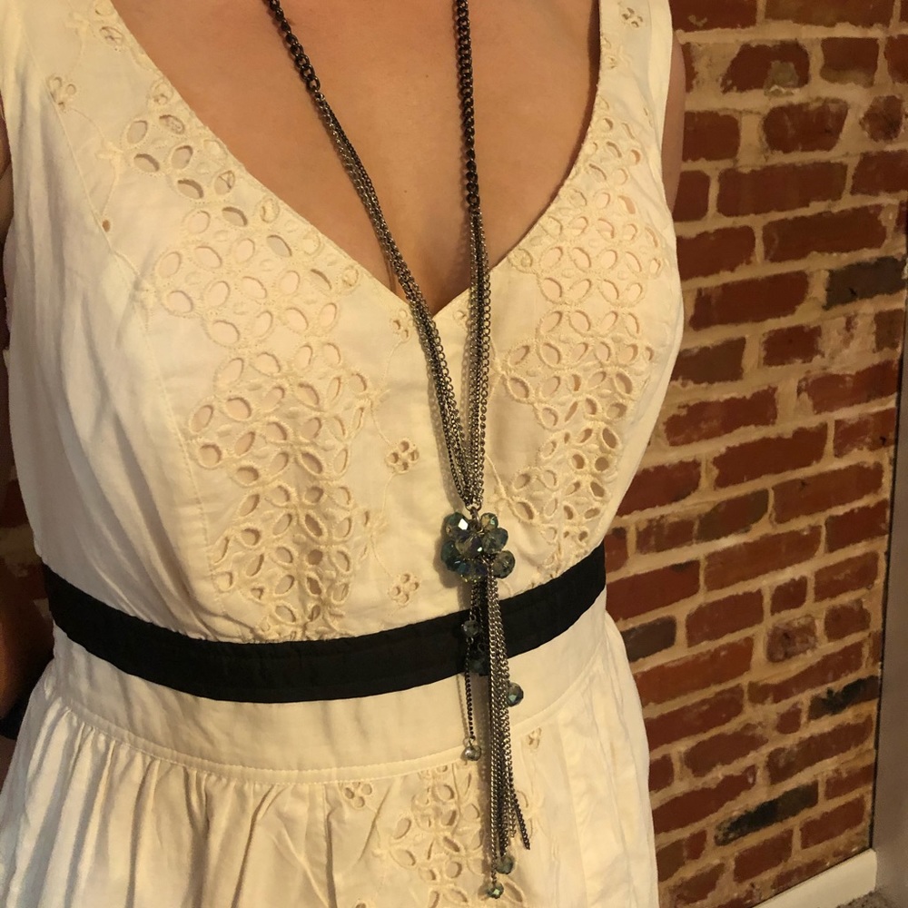 LOFT necklace - blue shinny beads! 💎